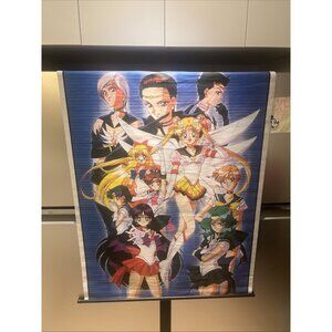 Sailor Moon Anime Wall Scroll Poster 31” x 43” Banner Cloth Poster Collectible